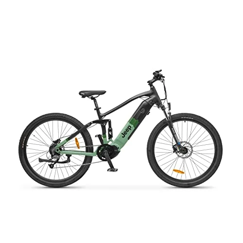 Jeep Hemlock Mountain E-bike, Motore M500 Centrale 250W, Batteria 468W, Fino a 95km, Cambio Shimano 9 Rapporti, Freno Idraulico, Schermo LCD, Ruote 29"