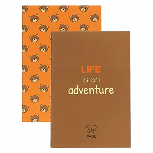 Limited-time offer: Thun - Set of 2 Teddy notebooks - Paper - 14.3x21x0.1 cm h from 20.41 GBP to 20.41 GBP (save 0%)