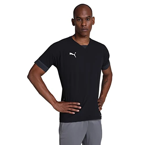PUMA Teamfinal Jersey Camiseta de fútbol, Hombre, Black-Phantom Negro, XXL