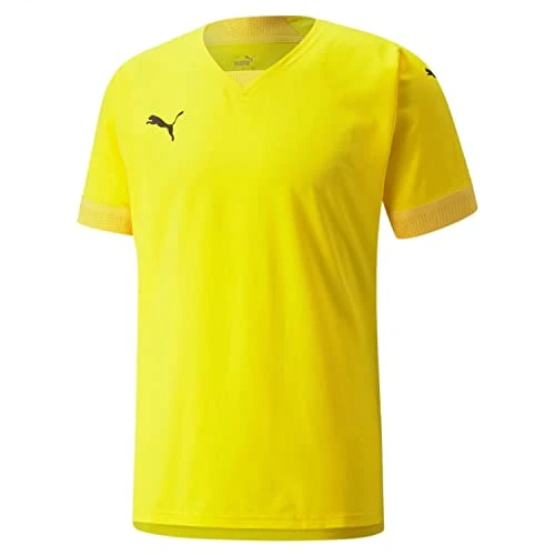 PUMA Men's Teamfinal Jersey Football Shirt, Cyber Yellow-freesia, XL