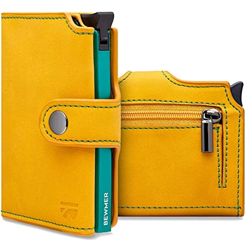 Oferta limitada: BEWMER 2 Cartera para Hombre y Mujer | Tarjetero con Monedero | Billetera Minimalista Porta Tarjetas de Crédito (Protección RFID), Billetes y Monedas de 29.99 € a 27.49 € (ahorro 8%)