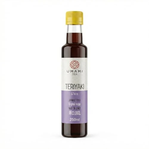 Offerta a tempo: Umami Salsa Teriyaki 250ml - Glassa Giapponese Densa per Pollo, Salmone e Carne - Senza Conservanti o Coloranti - Gusto Umami Autentico - Made in Italy - 0.00% da 8.99 € a 8.99 €