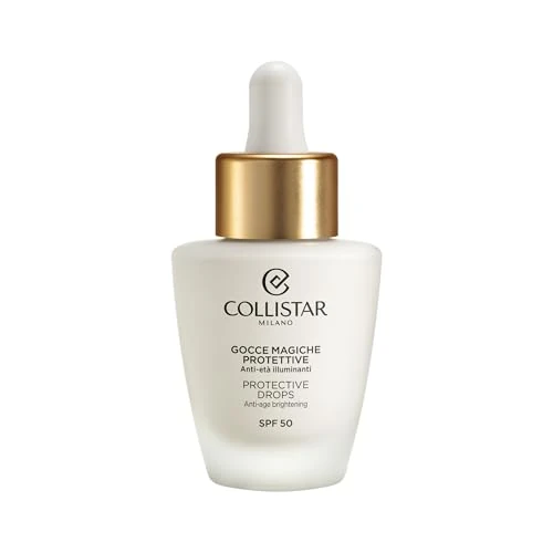 Oferta limitada: Collistar Gotas Mágicas Protectoras SPF50, Textura Ultraligera y Fluida, Aporta Luminosidad y Uniforma el Tono, Protege de los Rayos UV/IR y la Contaminación los 365 Días del Año, 30 ml de 39.00 EUR a 20.99 EUR (ahorro 46%)