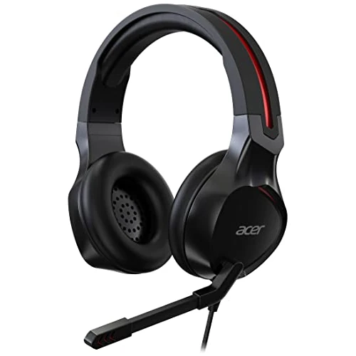 Limited-time offer: Acer Nitro Gaming Headset with Adjustable Headband, Omnidirectional Microphone, 100 dB Sensitivity, Black/Red from 27.97 £ to 27.97 £ (save 0.00%)
