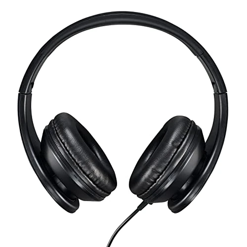 acer Over-ear Headset, Cuffie PC, Cuffie con Microfono, Frequenza 20 Hz - 20 kHz, Cuffie con Cavo da 1,2 m per Flessibilità, Driver 40 mm, Jack da 3,5 mm con Plug & Play, Nero