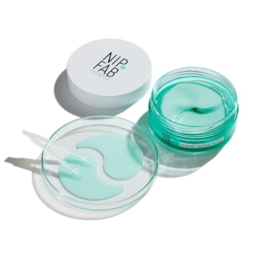 Offre limitée : Nip+Fab Hyaluronic Fix Extreme4, Patchs Yeux Hydratants Anti-Rides, 20 Pcs | Formule Gelée Rafraîchissante, Acide Polyglutamique Repulpant, Extrait de Trémelle Nourrissant, Sans Parfum, Cernes et Poches de 22.95 € à 22.95 € (0.00% de remis