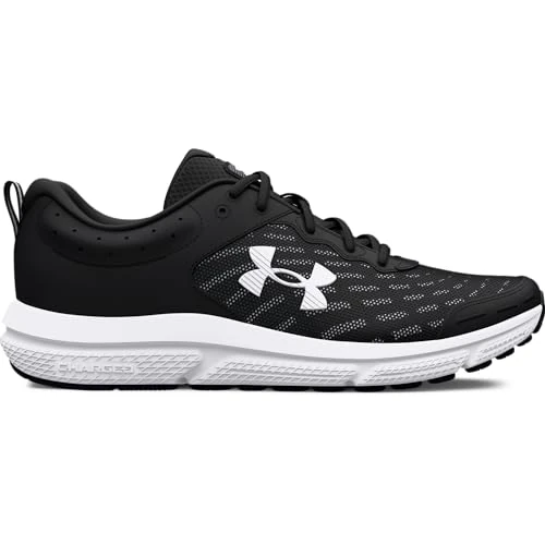 Under Armour UA Charged Assert 10, Sneakers heren, Black/Black/Black, 42.5 EU