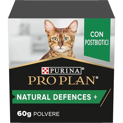Offerta a tempo: PURINA PRO PLAN Natural Defences + Supplements per Gatti Adulti in Polvere con Postbiotici Confezione da 60g - 15% da 19.65 € a 16.79 €