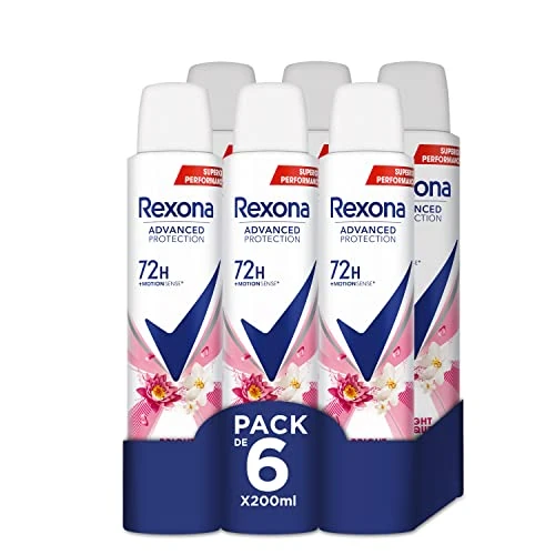 Tijdelijke aanbieding: Rexona - Advance Protection Bright Boeket 72 uur voor vrouwen 200 ml - Doos van 6 van 22.22 € naar 22.22 € (0.00% korting)