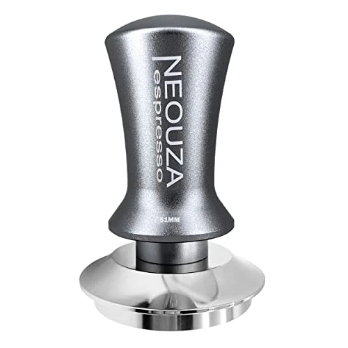 Limited offer: NEOUZA Espresso Tamper Spring Loaded for Coffee Machine Accessories Tool,Anti-Stick Self-Leveling,Refined Handle,Stainless Steel Flat Base (51mm Matte Black) from 22.99 EUR to 22.99 EUR (save 0%)