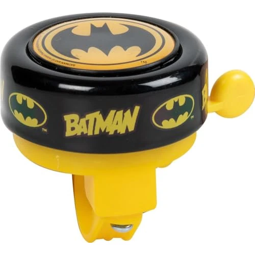 Oferta limitowana: Tataway Metalowy dzwonek rowerowy Baby Batman czarny żółty superbohater męski nietoperz DC Comics cycle z 94.27 zł na 94.27 zł (oszczędź 0.00%)