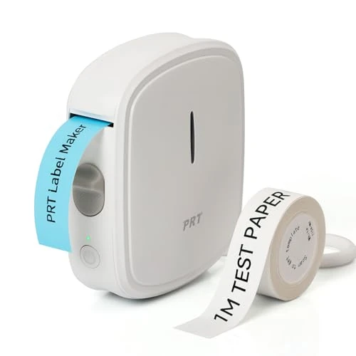 Oferta limitada: prt QUTIE Dispositivo de etiquetado Bluetooth autoadhesivo, portátil, mini etiquetador de carga USB, impresora de etiquetas para el hogar, oficina, fecha, nombre, compatible, iOS y Android, color de 29.99 € a 29.99 € (ahorro 0.00%)
