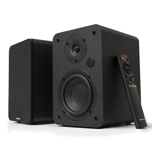 Offerta a tempo: VULKKANO A4 ARC Cassa Amplificata con Woofer da 4", Bluetooth 5.0, HDMI ARC, Optica, RCA, USB, con Uscita Subwoofer, Casse Monitor con Design Elegante - 14% da 139.99 € a 119.99 €