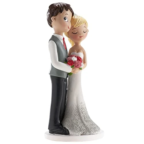 Offerta a tempo: dekora - Decorazioni Matrimonio | Statuina Sposi per Torta Nuziale - 16 cm di altezza - Serenità - Design Originale e Dettagliato – Cake topper matrimonio Idoneo al Contatto Alimentare - 0.00% da 20.05 € a 20.05 €