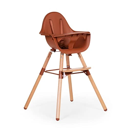Offerta a tempo: CHILDHOME, Seggiolino per Bambini/Ragazzi, Evolutive, da 6 Mesi, Regolabile in Altezza, Imbracatura 5 Punti, Numerosi Accessori, Compatibile con Sdraietta Evolu, Legno di Faggio, Evolu 2, Terracotta - 22% da 179.00 € a 139.77 €