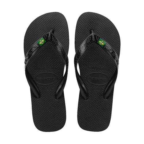 Zeitlich begrenztes Angebot: Havaianas Top Brasil Unisex FlipFlop Black 45 EU von 23.00 € auf 16.76 € (27% Rabatt)