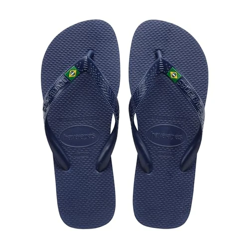 Tijdelijke aanbieding: Havaianas - Slim Gloss, Stylische, Robuste und Vielseitige Badelatschen für Frauen mit einem Hauch von Glamour, Rutschfeste Sohlen, Donkerblauw, 40 EU van 18.30 € naar 18.30 € (0.00% korting)