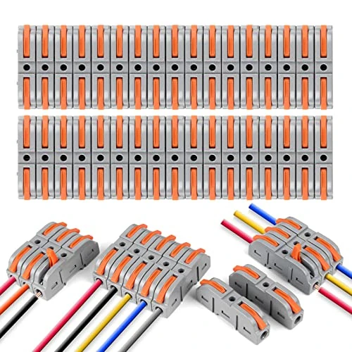 Tijdelijke aanbieding: Flintronic Kabelverbinders, verbindingsklemmen, 34 stuks SPL-1 klem met bedieningshendel, 4mm² ladderklemmen, elektrische aansluitblokken, bijgewerkte versies kunnen vrij worden gecombineerd SPL2-5 van 7.89 € naar 7.89 € (0.00% kort