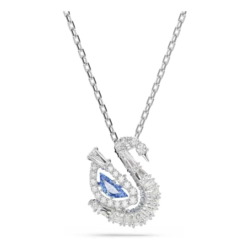 Swarovski Swan hanger, Verschillende slijpvormen, Zwaan, Blauw