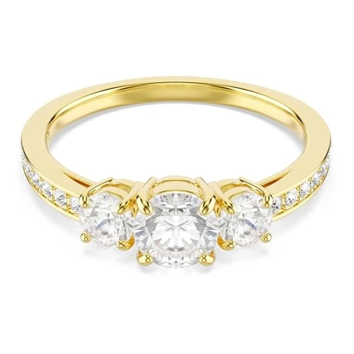 Oferta limitowana: Swarovski Pierścionek Stilla Attract, Szlif okrągły, Biały, Powłoka w odcieniu złota z 549.00 zł na 549.00 zł (oszczędź 0.00%)