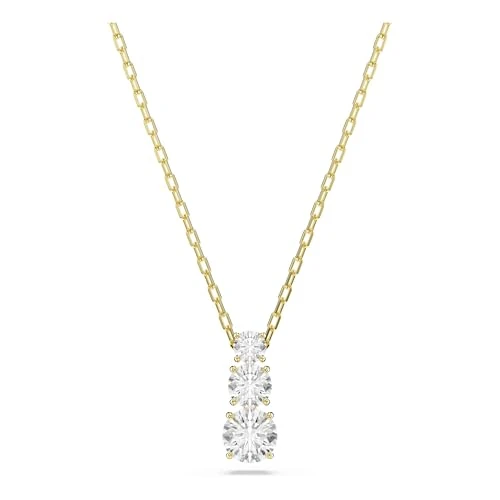 Offerta a tempo: Swarovski Stilla Attract Collana Pendente, con Zirconia Trasparente, Pietre Scintillanti a Taglio Round, Chiusura a Moschettone, Placcatura in Tonalità Oro, 38-45 cm, 1,5 x 0,5 cm - 33% da 99.00 € a 65.99 €