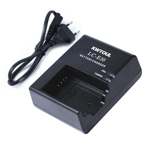 Offerta a tempo: KWTOUL Caricabatteria LC-E10E Compatibile con Canon EOS Rebel T3 T5 T6 T7 EOS Kiss — 5% da 18,99 € a 18,04 €