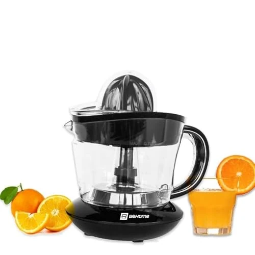 Offerta a tempo: Spremiagrumi elettrico piccolo capacità 700ML nero in plastica | Movimento bidirezionale doppio Cono per spremitura Caraffa graduata - 0.00% da 11.80 € a 11.80 €