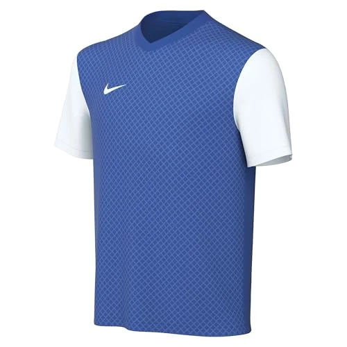 Offerta a tempo: Nike Y Nk DF Tiempo Prem II JSY SS in Jersey, Royal Blu/Bianco/Bianco, 7-8 Anni Unisex-Bambini e Ragazzi - 28% da 17.99 € a 12.96 €