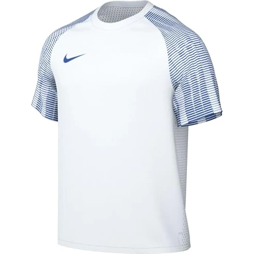 Nike M Nk DF Academy JSY SS in Jersey, Bianco/Blu Royal, XL Uomo