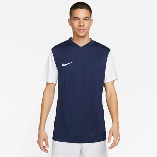 Nike DH8035-410 M Nk Df Tiempo Prem Ii JSY Ss Sweatshirt Men's Navy/White XL