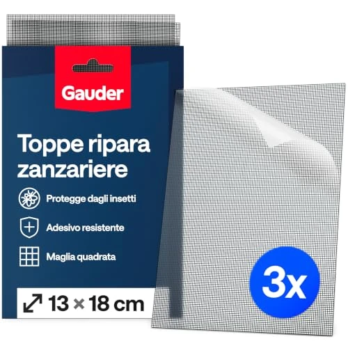 Tijdelijke aanbieding: GAUDER Vliegenhor reparatie patches - glasvezel (3 Patches - 130 x 180 mm) van 10.99 € naar 10.99 € (0.00% korting)