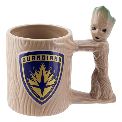Taza Groot - Producto oficial Guardians of the Galaxy, taza de cerámica para té, regalo original para fans de GOTG, capacidad XL 300ml