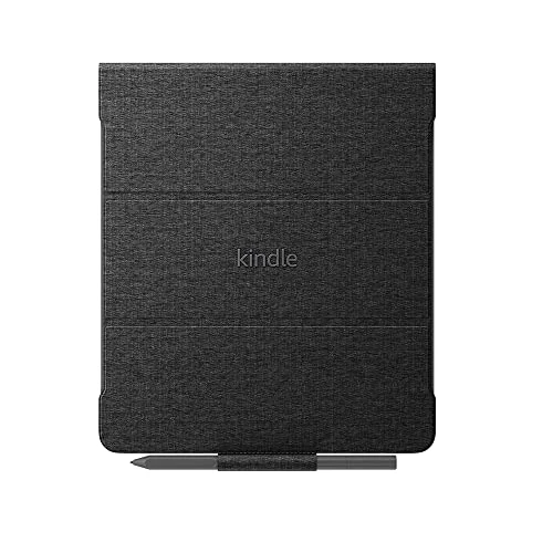Offre limitee: Étui à rabat en tissu avec attache aimantée pour Amazon Kindle Scribe | Compatible uniquement avec Kindle Scribe | Design fin et léger | Noir de 62.99 EUR a 47.99 EUR (economie 24%)