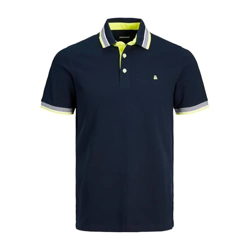 Offerta a tempo: Jack&Jones Plus JJEPAULOS - Polo SS Noos Pls, da Uomo, Colore: Blu Scuro, Taglia: 6XL - 55% da 39.99 € a 17.91 €