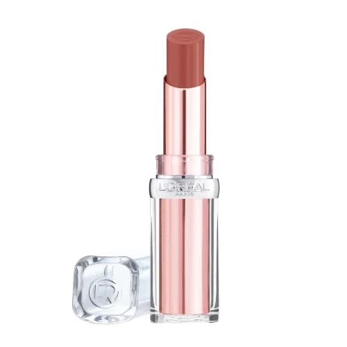 Offerta a tempo: L'Oréal Paris Color Riche Glow Paradise, Rossetto e Burro a Cacao 2-in-1, Per Labbra Nutrite e dal Look Naturale, Finish Rimpolpato e Brillante, Texture Cremosa, Tonalità: Nude Heaven - 3% da 10.95 € a 10.57 €