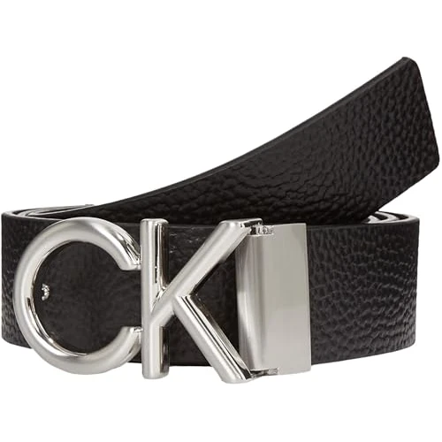 Limited offer: Calvin Klein Men's Metal Monogram Buckle Belt from 59.90 EUR to 37.02 EUR (save 38%)