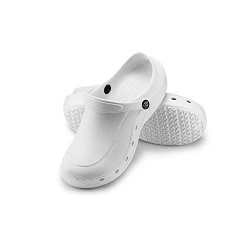 Offerta a tempo: ESTRO Zoccoli Donna Sabot Uomo - Zoccoli Sanitari Donna Unisex Ciabatte Uomo Gomma Ciabatte Plastica F92 (39, Bianco) - 0.00% da 19.98 € a 19.98 €