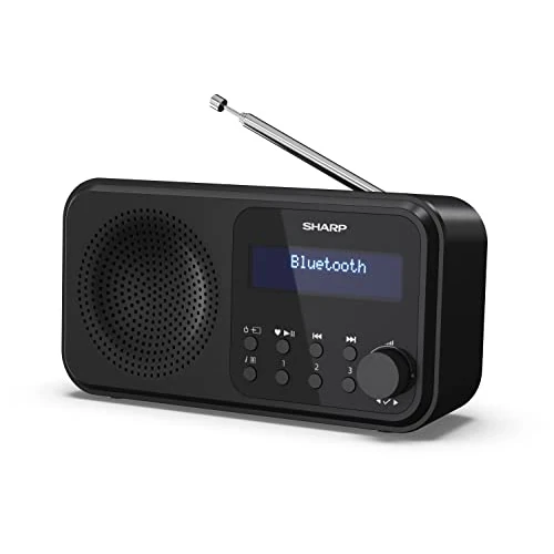 Limited-time offer: SHARP DR-P420(BK) Tokyo Portable Radio DAB/FM Dual Alarm - Midnight Black from 28.00 £ to 28.00 £ (save 0.00%)