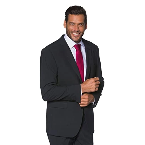 JP 1880 Męska marynarka Zeus Flexnamic 80-4_Men, antracytowy, 34 krótki