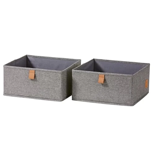 Zeitlich begrenztes Angebot: LOVE IT STORE IT Premium Kleiderschrank Organizer Stoff, Grau, 2er Set von 16.99 € auf 16.99 € (0.00% Rabatt)