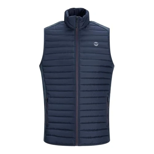 JACK & JONES Jjemulti Bodywarmer Collar PS Kamizelka Mezczyzni, Marynarka morska, XXL