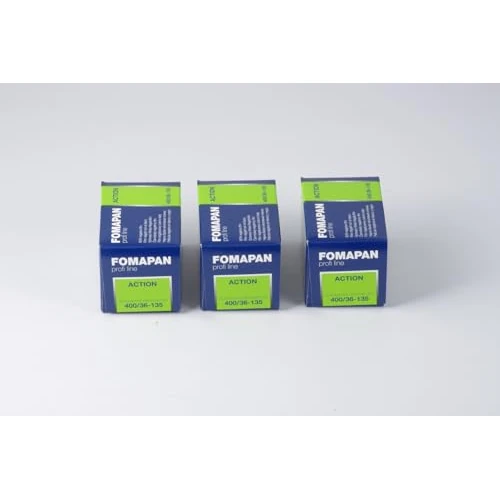 Foma 3er Pack FOMAPAN Action 400 135/36 SCHWARZ/WEIß Kleinbildfilm, FO11502-3