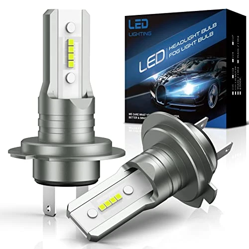 Offerta a tempo: SHINYY Lampadine H7 LED Fari per Auto e Moto, 16000LM 6500K Bianco Freddo 12V LED H7 Abbagliante e Anabbaglianti 300% Luminoso Kit di Conversione, Sostituire Lampade Alogene e Xeno, 2PCS - 0.00% da 22.99 € a 22.99 €