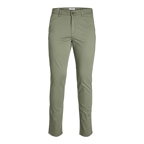 JACK & JONES Jpstmarco Jjbowie Noos Pantaloni per Uomo, Verde (Deep Lichen Green), 33W / 30L