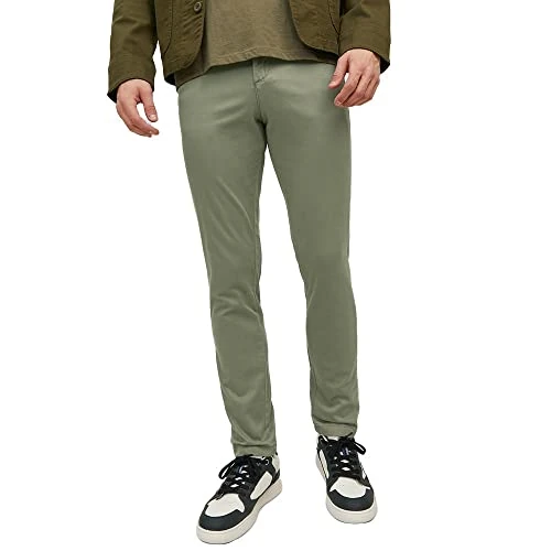 Beperkte aanbieding: Jack & Jones Marco Bowie Chino heren - W30L32, groen, 30W / 32L van 39.99 EUR naar 25.11 EUR (besparing 37%)