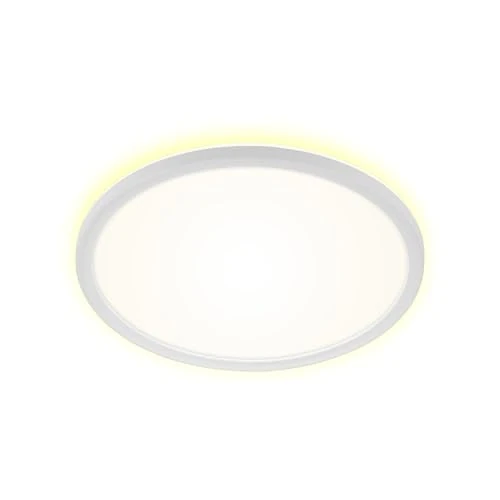 Offre limitée : BRILONER - Plafonnier de salle de bain LED avec rétroéclairage, lampe de salle de bain LED IP44, ultra plate, lumière blanc neutre, blanc, 290x35 mm (PxH) de 26.95 € à 26.95 € (0.00% de remise)