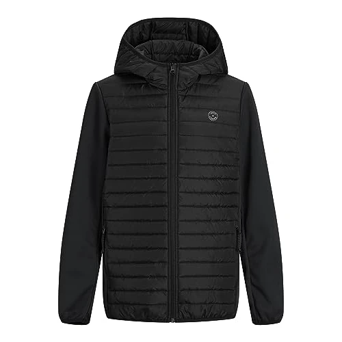 Offerta a tempo: JACK&JONES JUNIOR JJEMULTI Quilted Jacket Noos Jnr Giacca, Black/Detail:Set-in Sleeves, 140 Ragazzi - 15% da 49.99 € a 42.73 €