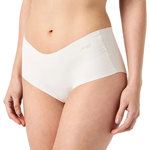 Sloggi Damen Zero Microfibre 2.0 H 2P Short, Angora, L