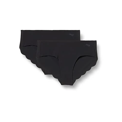 Sloggi Damen Zero Microfibre 2.0 H 2P Hipster, Black, M