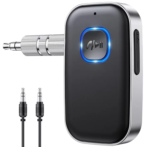 Offre limitée : Glangeh Recepteur Bluetooth 5.3 Voiture Adaptateur Bluetooth 3,5mm AUX Jack de 19.99 € à 16.98 € (15% de remise)